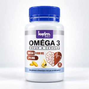 Oméga 3 1000 mg Hydra Plus – 60 capsules