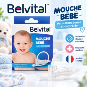Belvital Mouche Bébé – Aspirateur nasal manuel