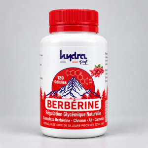 Berbérine 400 mg + Chrome + Ail + Cannelle Hydra Phyt – 120 gélules