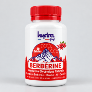Berbérine 400 mg + Chrome + Ail + Cannelle Hydra Phyt – 60 gélules