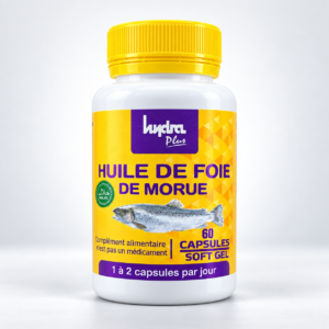 Huile de Foie de Morue Hydra Plus – 60 capsules