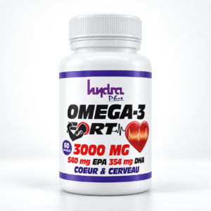 Oméga 3 Fort Hydra Plus – 3000 mg – 60 capsules