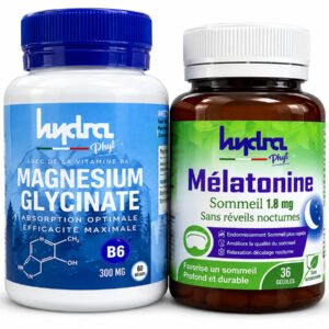 Pack Magnésium Glycinate + Mélatonine Hydra Plus