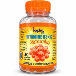 Vitamine D3 + K2 Gummies Hydra Phyt – 30 gummies
