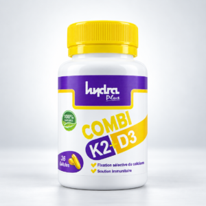 Vitamine D3 + K2 MK-7 Hydra Plus – 36 capsules