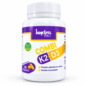 Vitamine D3 + K2 MK-7 Hydra Plus – 60 capsules