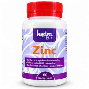 Zinc Hydra Plus 15 mg – 60 comprimés